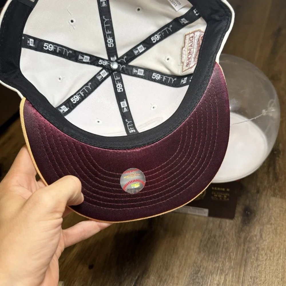 Hat Club Arizona Diamondbacks New Era‎ Cap 7 3/4 Pink Rose Gold Velvet 59Fifty